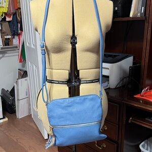 Blue Crossbody Bag